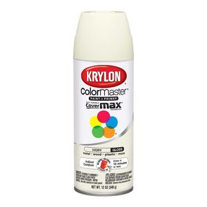 Krylon Color Master Spray Paint Ivory 12oz Krylon Color Master Spray Paint Ivory 12oz